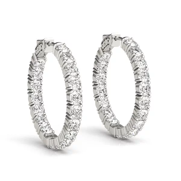 Endless Lab Diamond Hoop Earrings (4 2/5 ct. tw.)